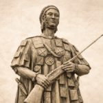 Statue of Yaa Asantewaa, Queen Mother of Ejisu who led the War of the Golden Stool in 1900