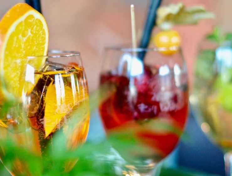 Picture of cocktails in glasses