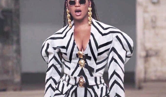 black is king - black white outfit with gold accents