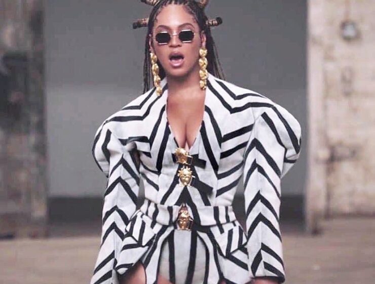 black is king - black white outfit with gold accents