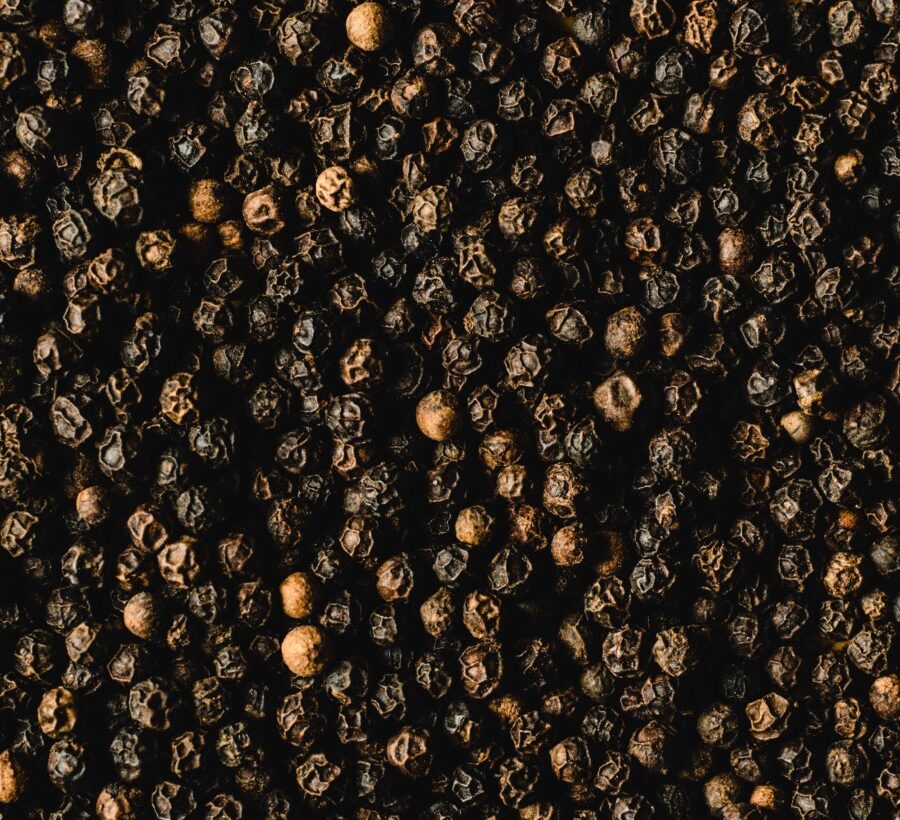 African black pepper seeds used in West African cooking