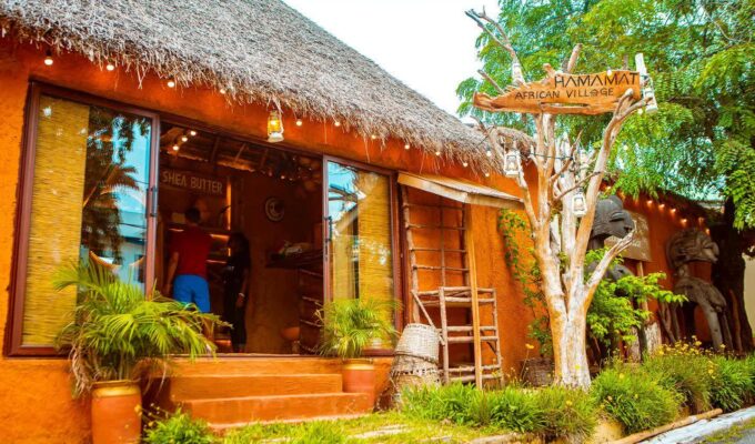 female-owned brand hamamat showcasing its shea butter museum