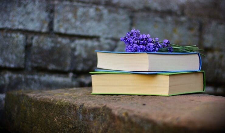 Two personal growth books placed on top of each other