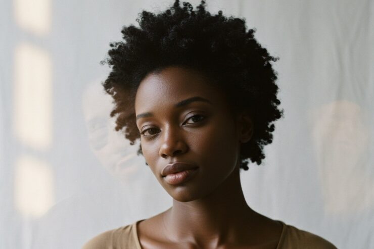 A Black woman thinking about how to set boundaries