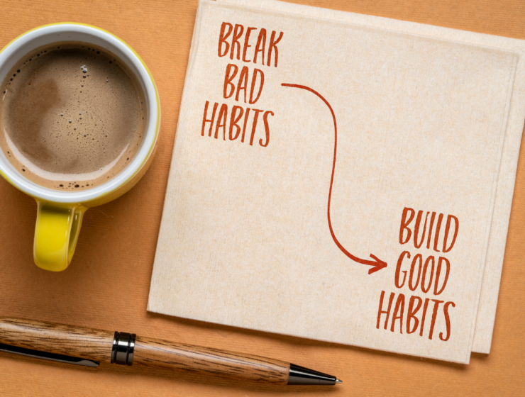 An article on breaking bad habits, a key step for successful New year goals.